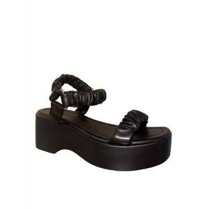 NEW MARS SKY women's strappy platform in black